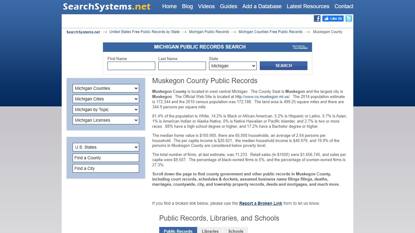 Muskegon County Criminal and Public Records